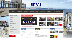 Desktop Screenshot of fetrab.org.br
